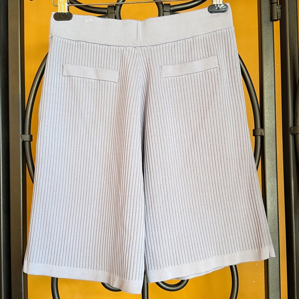 THE DROLL Wool Ribbed Shorts - Picture 3 of 13